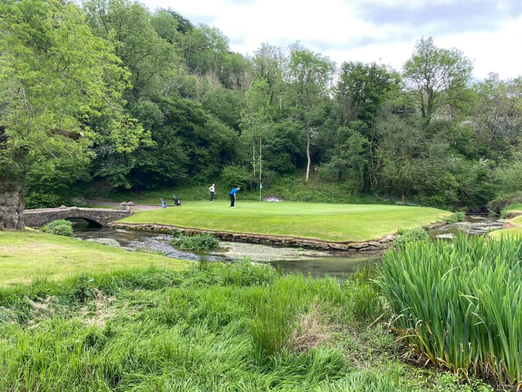 Putting On The 2nd Hole at Manor House