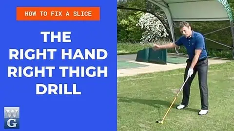 How To Fix A Slice With The Right Hand Right Thigh Drill 480x270